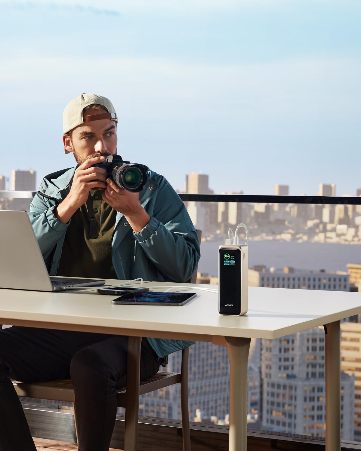 Anker Prime 27,650mAh Power Bank, 250W Multi-Device Fast Charger
