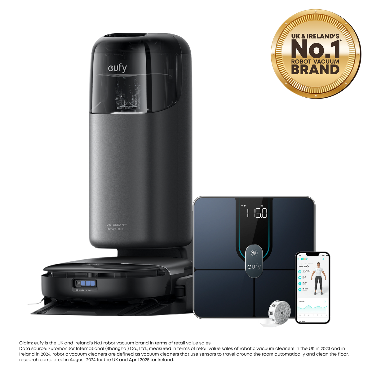 eufy Robot Vacuum Omni S1 Pro + Smart Scale P2 Pro