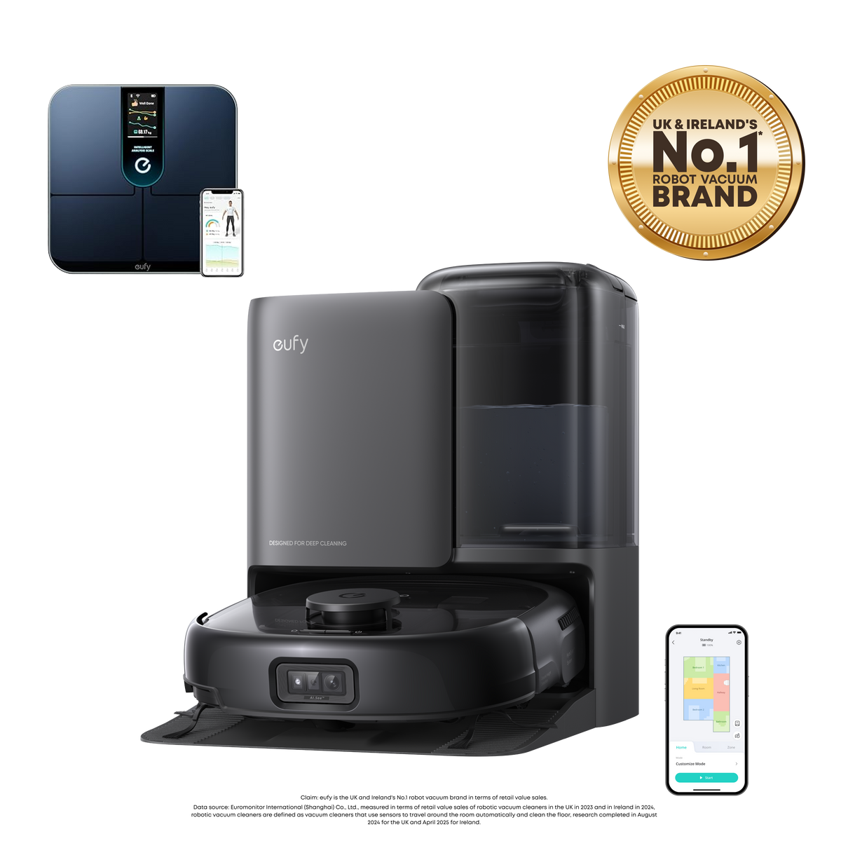 eufy Omni E25 Robot Vacuum and Mop with Smart Scale P3