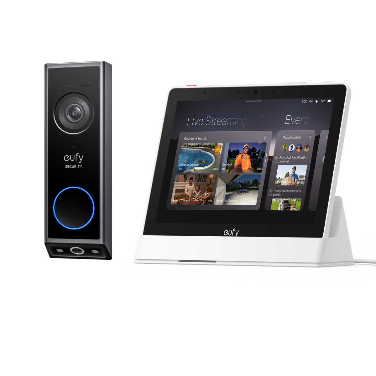 eufy Smart Display E10 + Video Doorbell E340