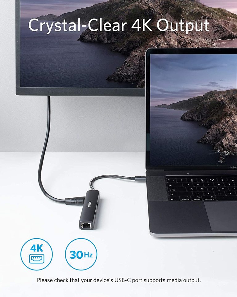 Anker <b>533</b> USB-C Hub (5-in-1, Slim)