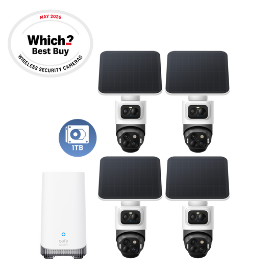 eufyCam S4 4-Cam Kit + 1 TB Hard Drive