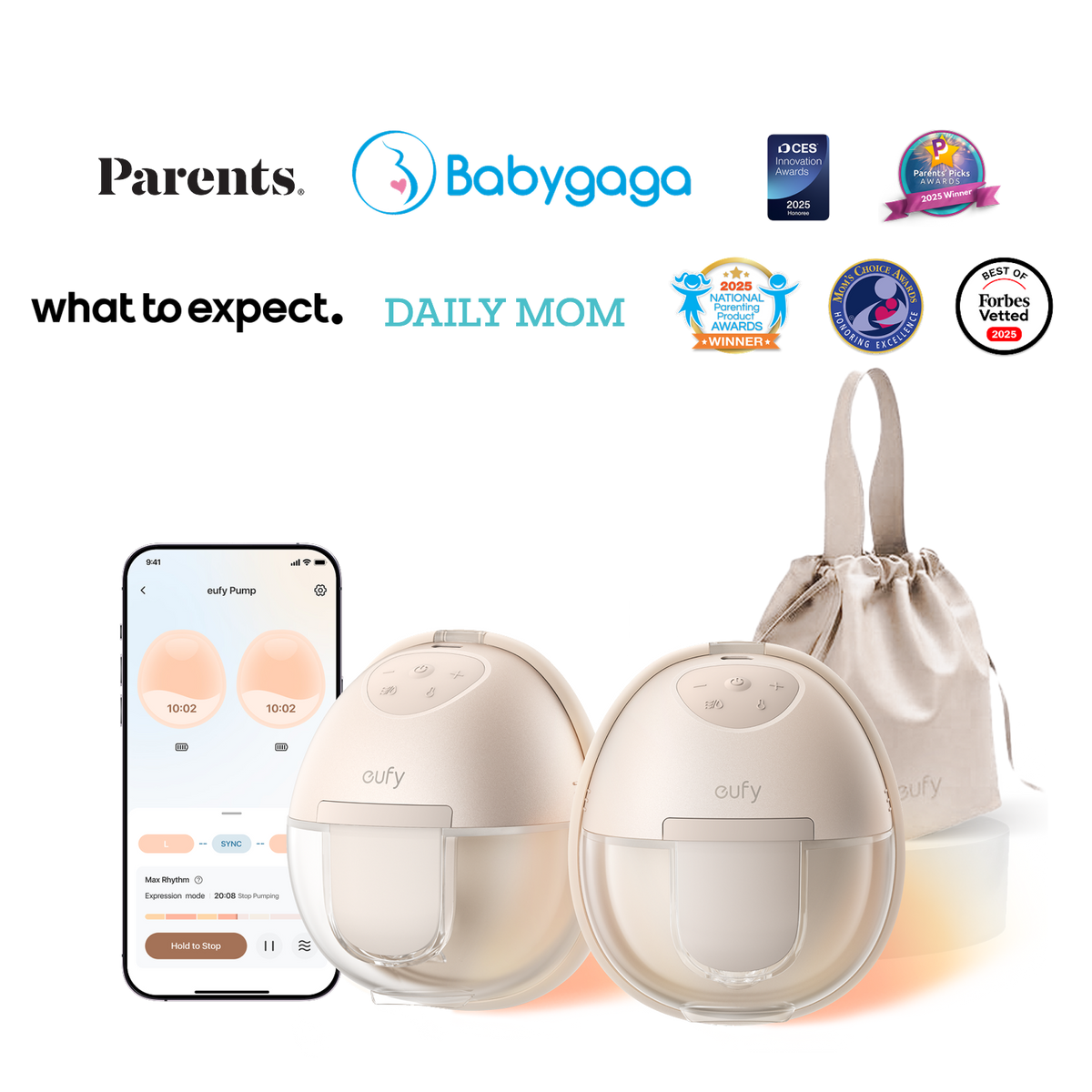 eufy S1 Wearable Heated Electric Breast Pump