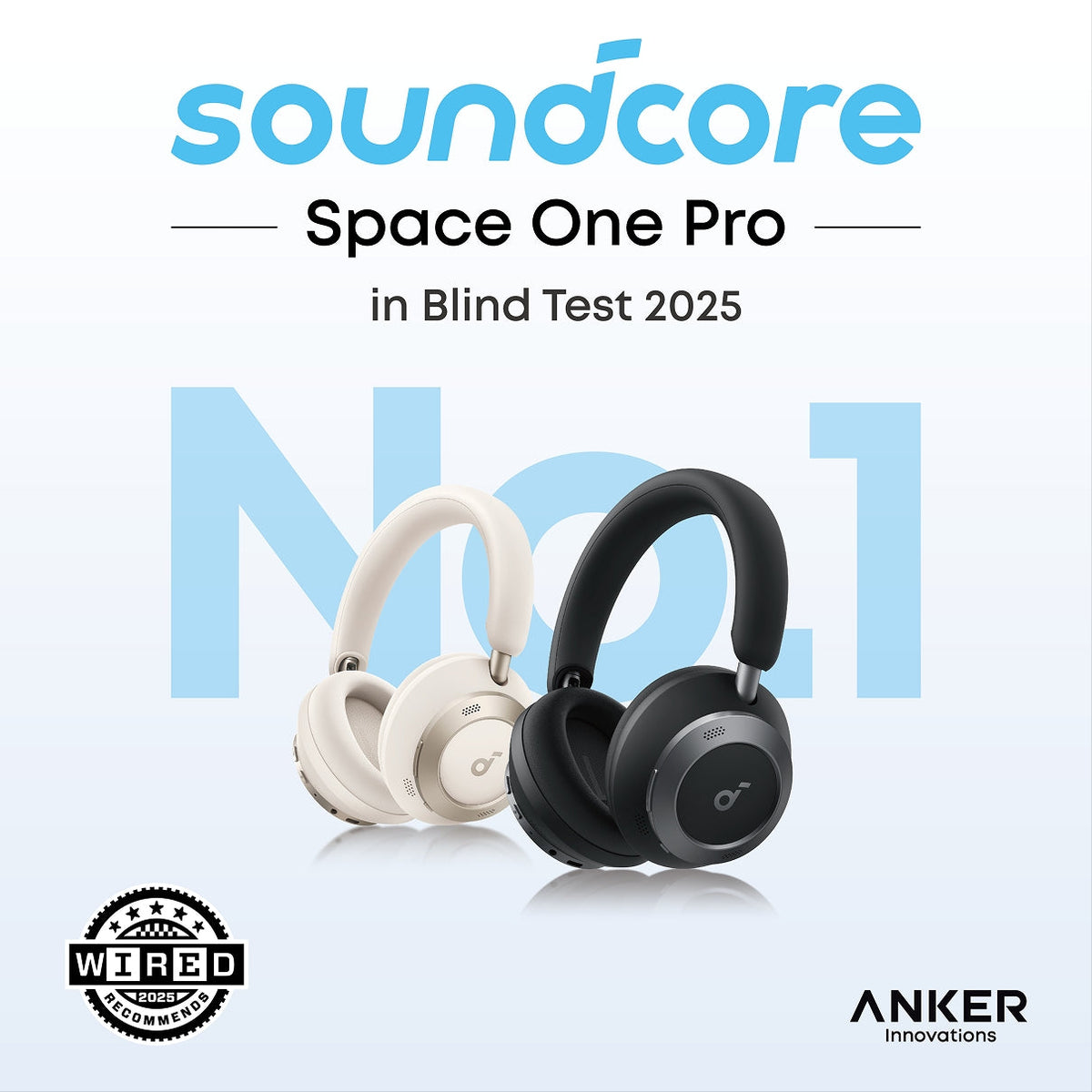 soundcore Space One Pro | Super Foldable Over-Ear Headphones