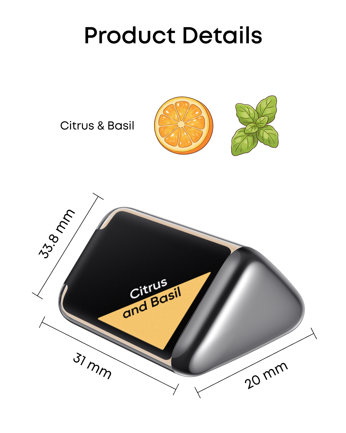 Fragrance Refill for Robot Vacuum Omni S2 (Citrus & Basil)