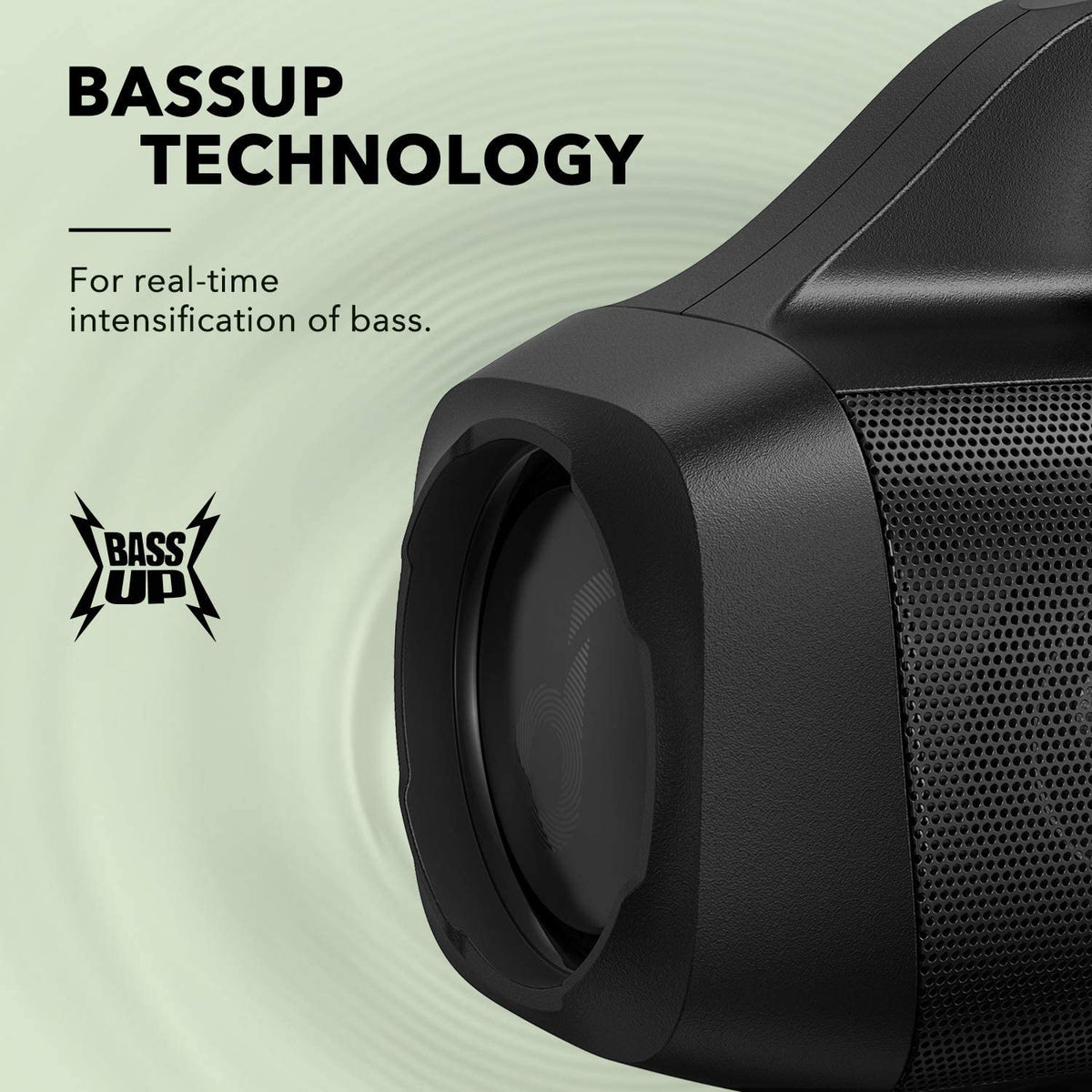 soundcore motion boom bassup technology