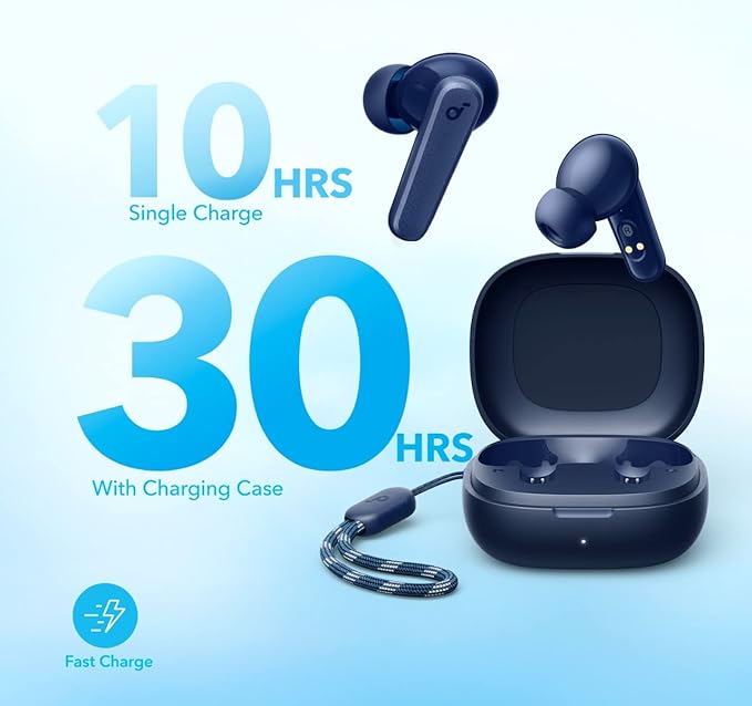 soundcore P20i | True Wireless Earbuds, On-the-Go Design with a Lanyard Attached