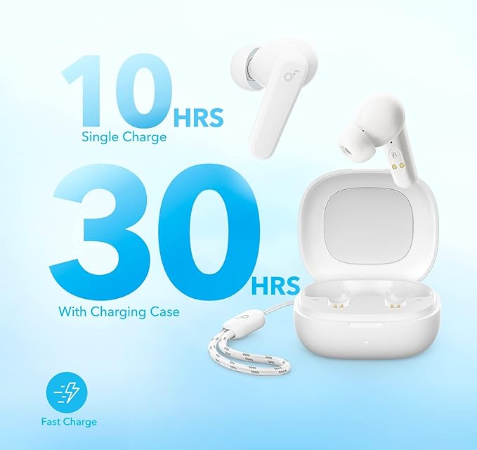 soundcore P20i | True Wireless Earbuds, On-the-Go Design with a Lanyard Attached