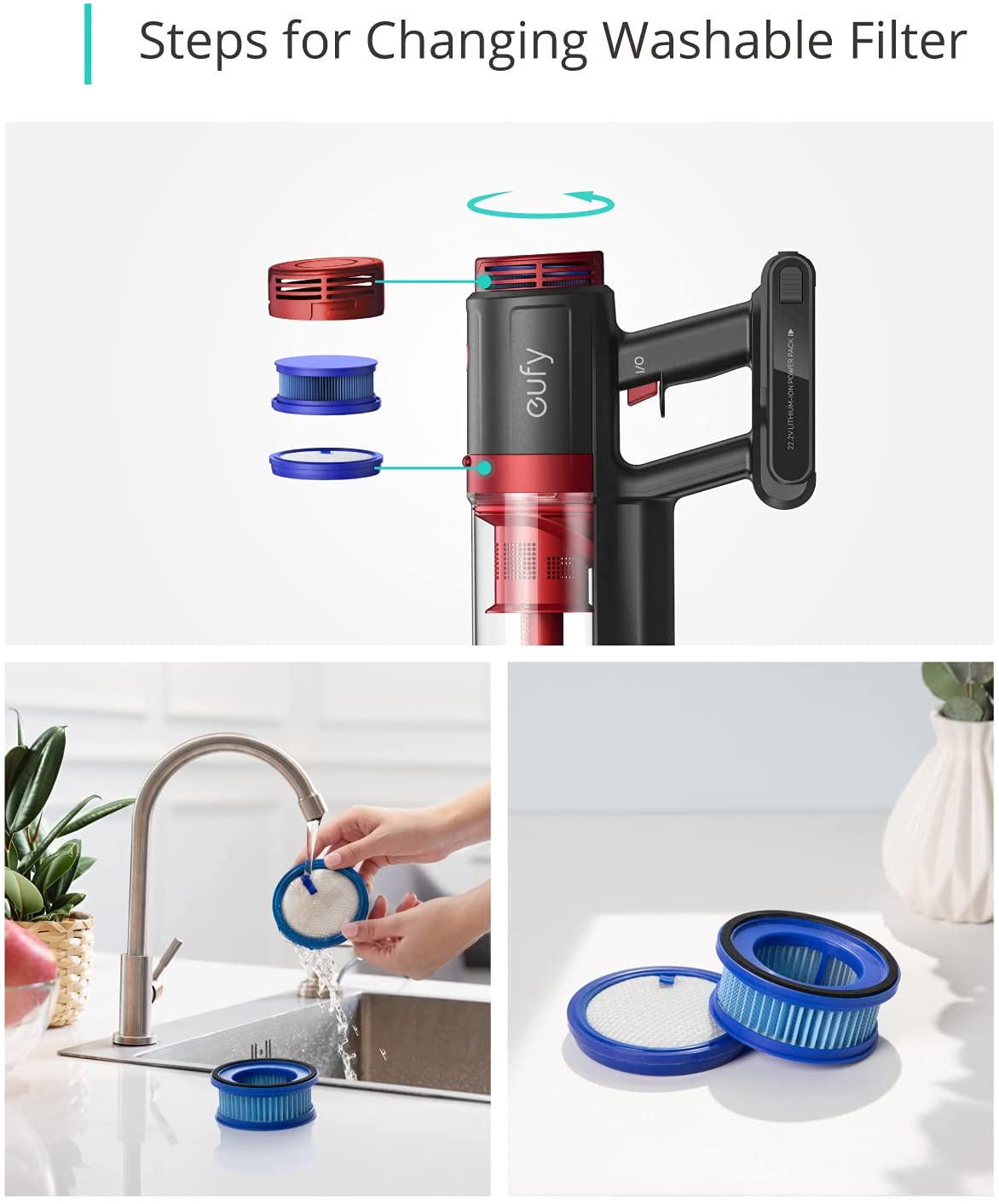 HomeVac Replacement Filter Kit