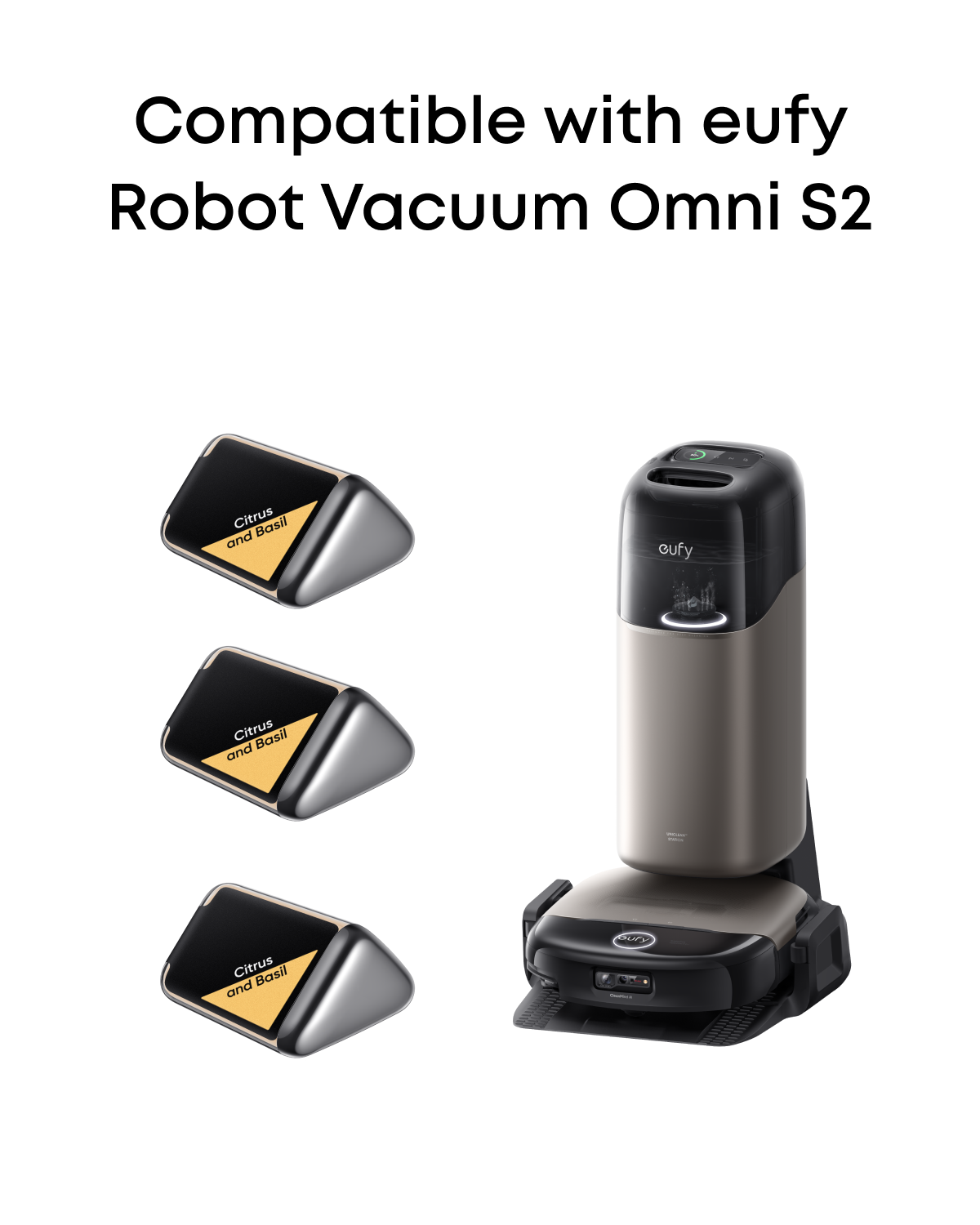 Fragrance Refill for Robot Vacuum Omni S2 (Citrus & Basil)