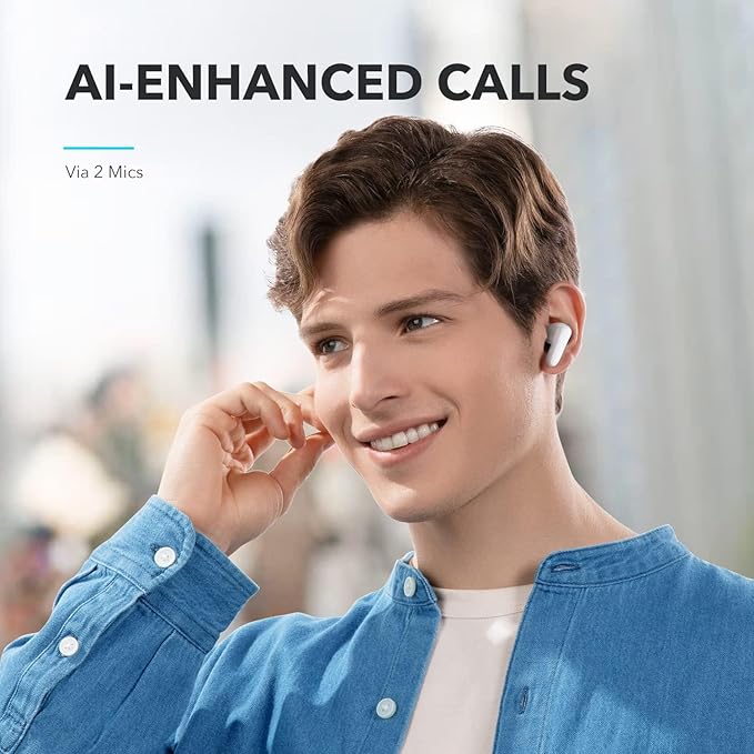 soundcore P20i | True Wireless Earbuds, On-the-Go Design with a Lanyard Attached