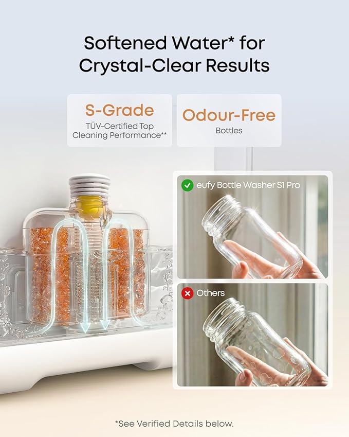 eufy Bottle Washer S1 Pro with Free Water Softener