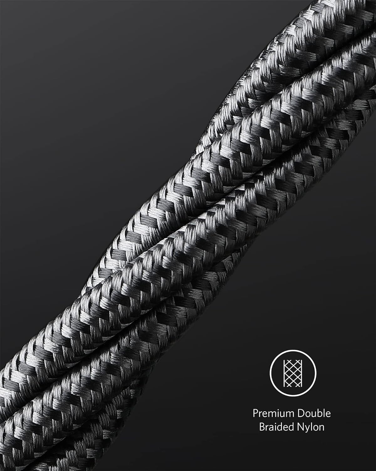 Anker USB-C to USB-C Charging Cable (1.8m Nylon), 100W USB 2.0