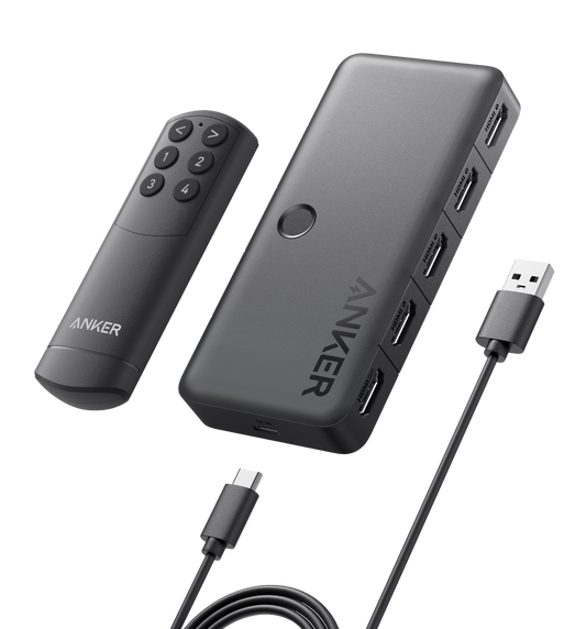 Anker HDMI Switch (4 in 1 Out, 4K HDMI)