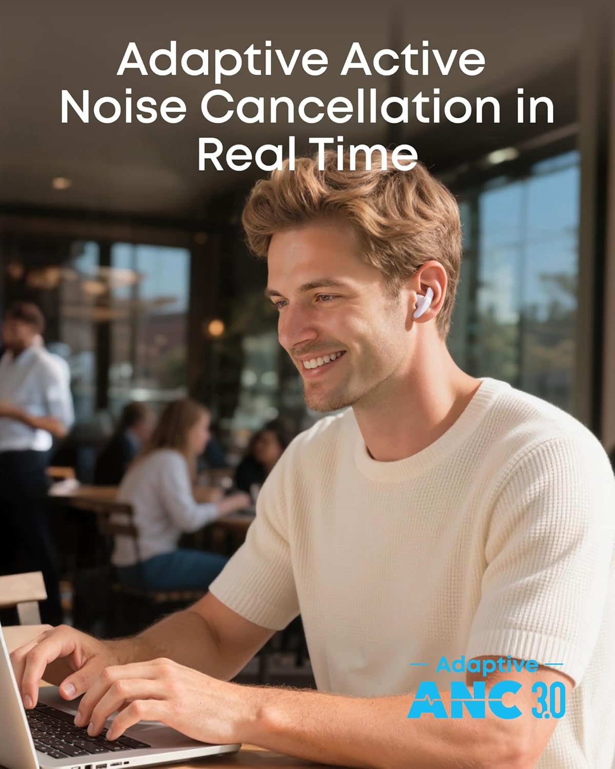 soundcore Liberty Buds | Half-In-Ear Wireless Bluetooth Earbuds with ANC