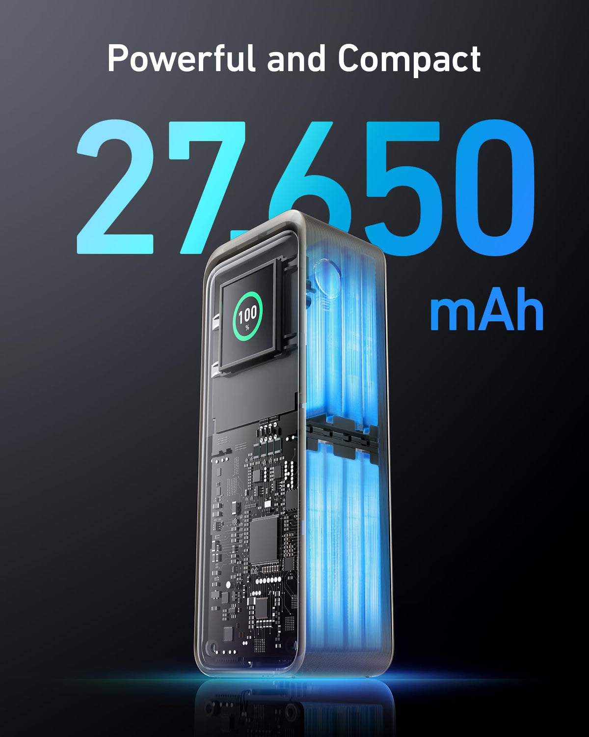Anker Prime 27,650mAh Power Bank, 250W Multi-Device Fast Charger
