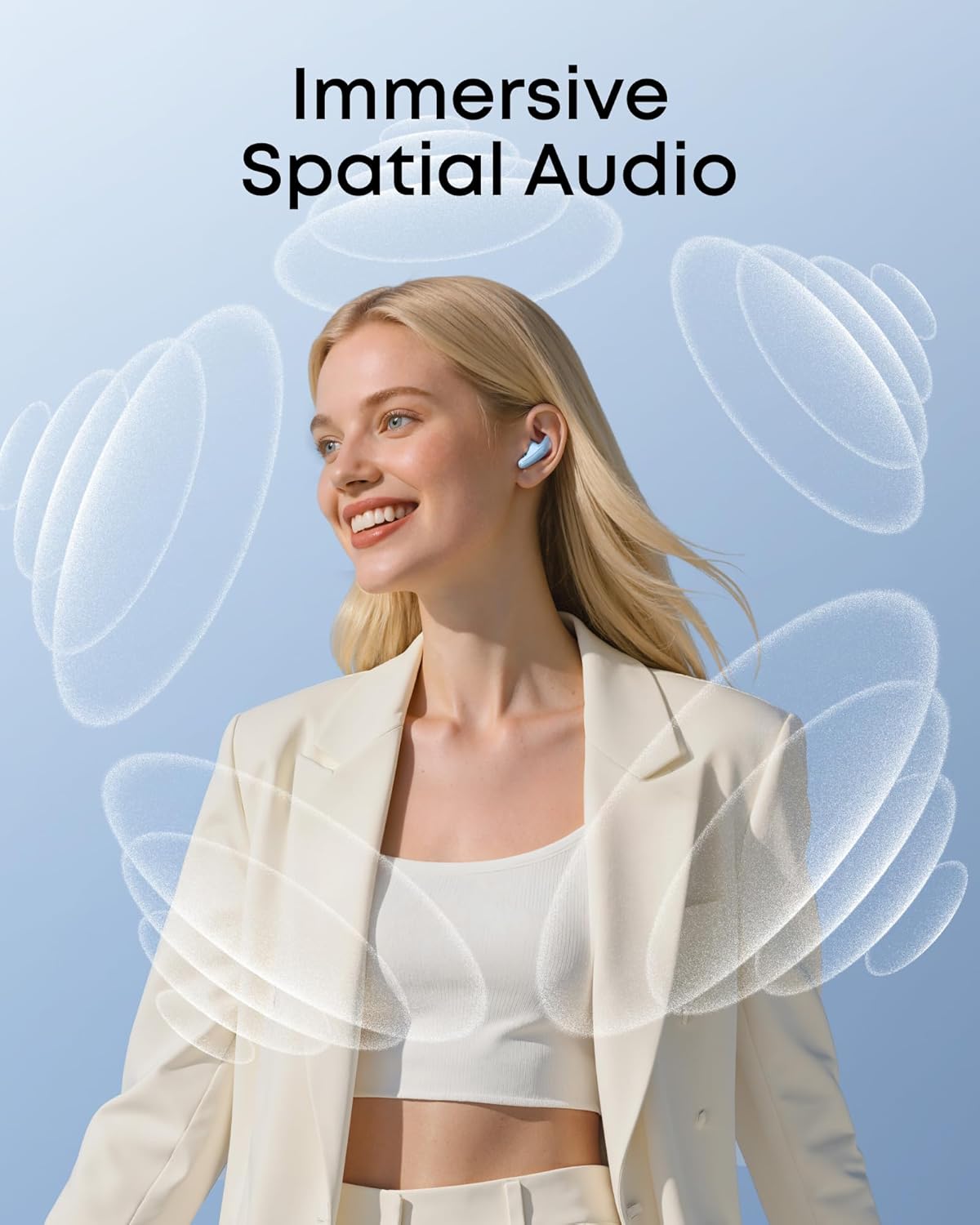soundcore Liberty Buds | Half-In-Ear Wireless Bluetooth Earbuds with ANC