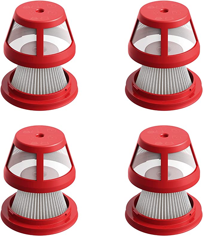 eufy HomeVac Replacement Filter Kit, HomeVac H20 Accessory(4 pack)