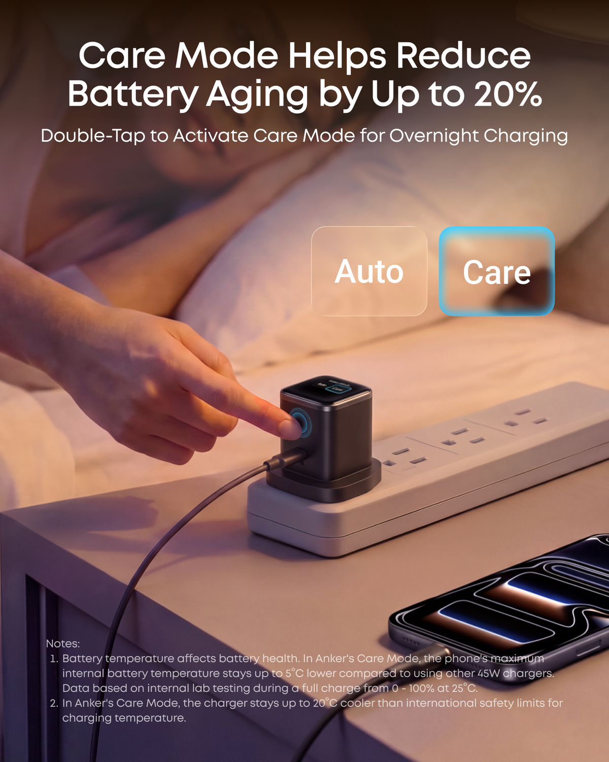 Anker Nano Charger (45W, Smart Display, 3-Pack)