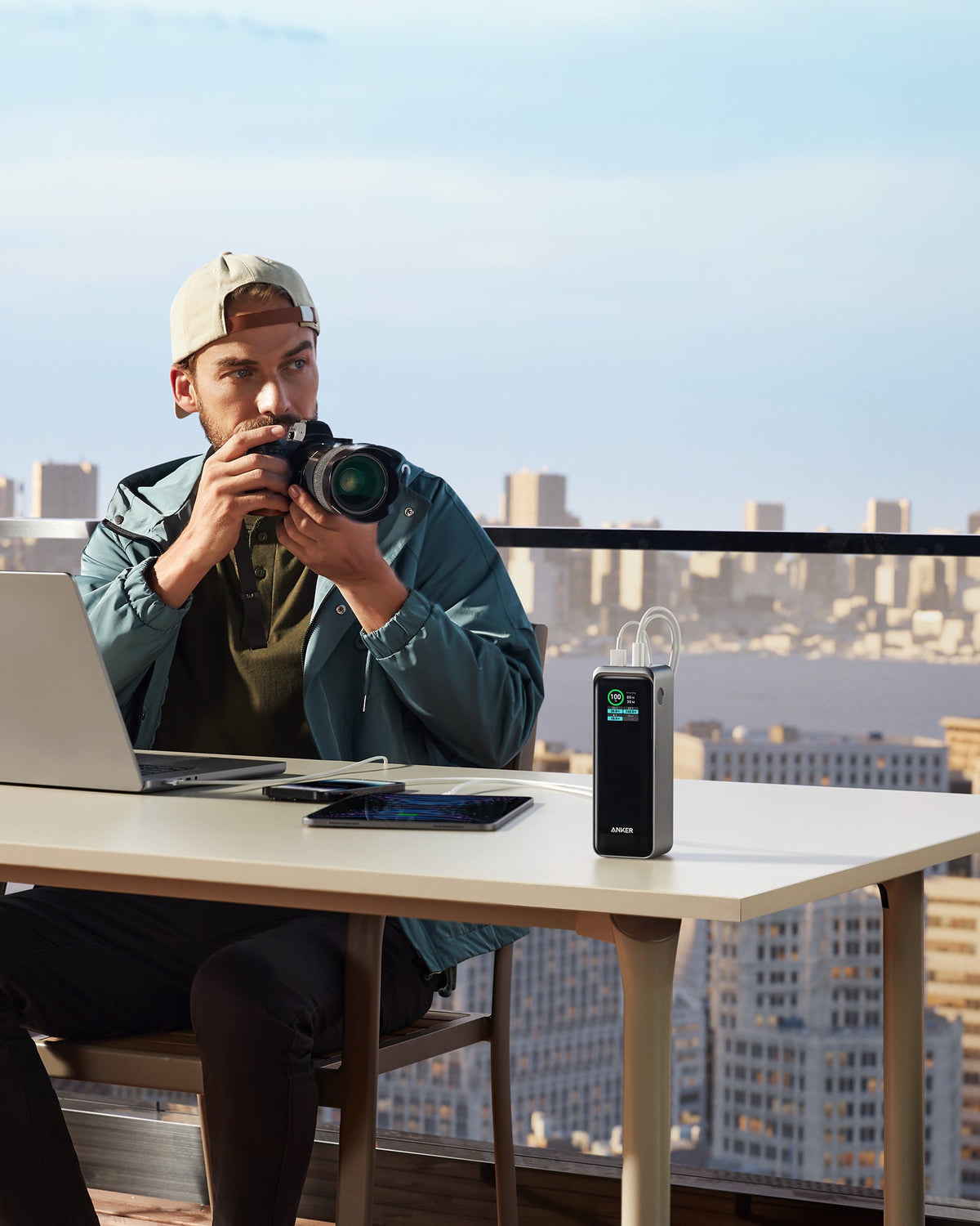 Anker Prime 27,650mAh Power Bank, 250W Multi-Device Fast Charger