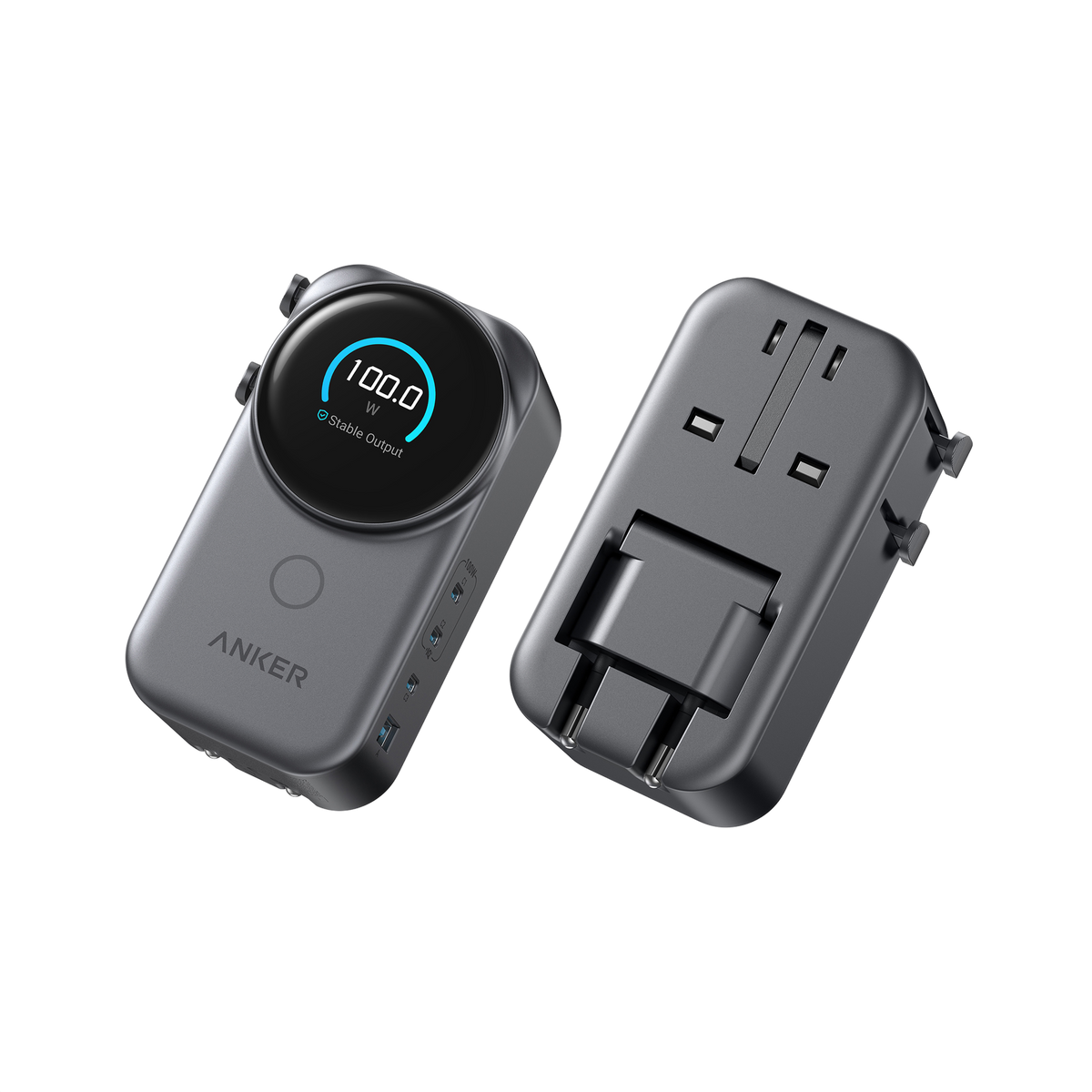 Anker Universal Charger (4-in-1, 100W, Smart Display, 1 - Pack)