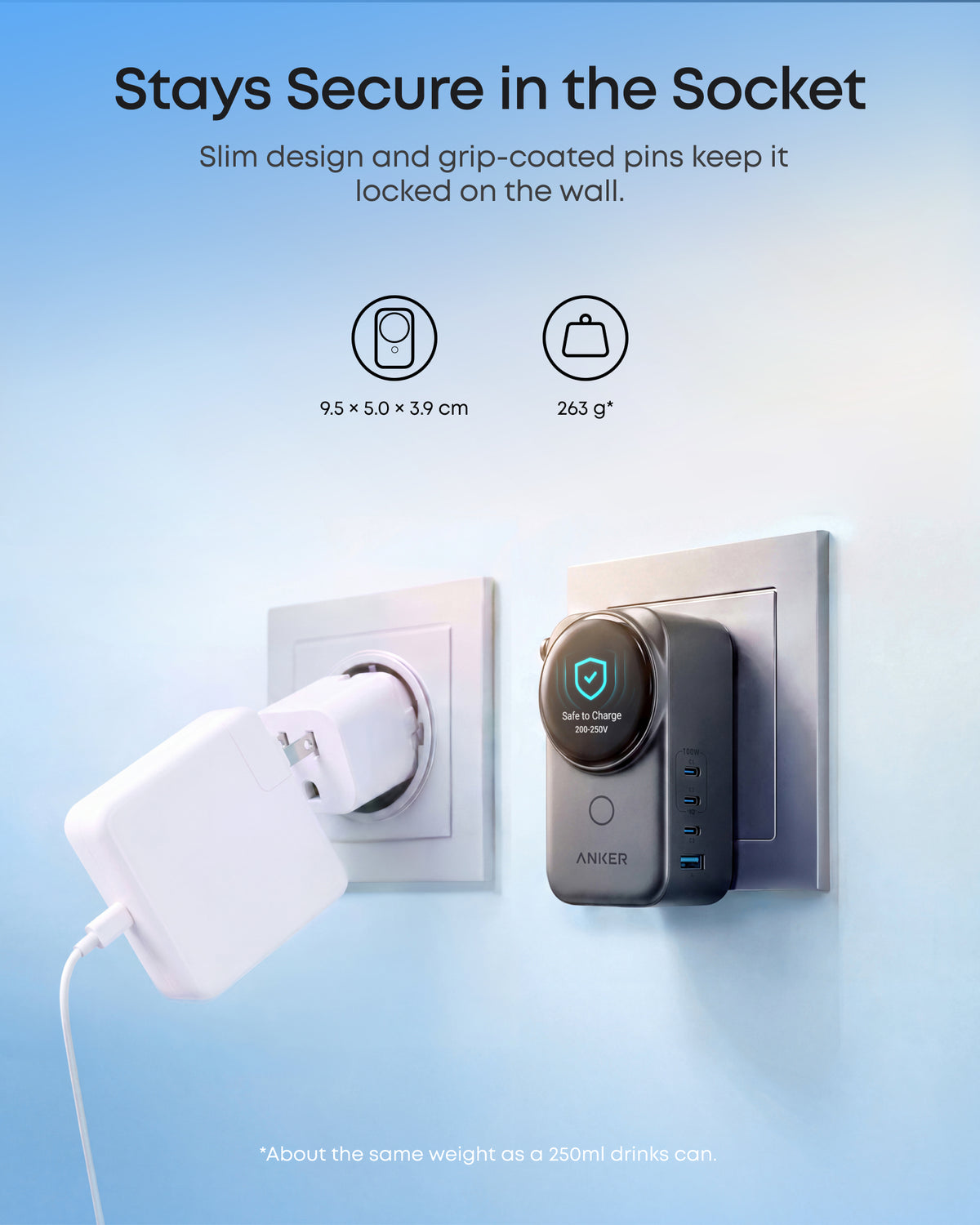 Anker Universal Charger (4-in-1, 100W, Smart Display, 1 - Pack)