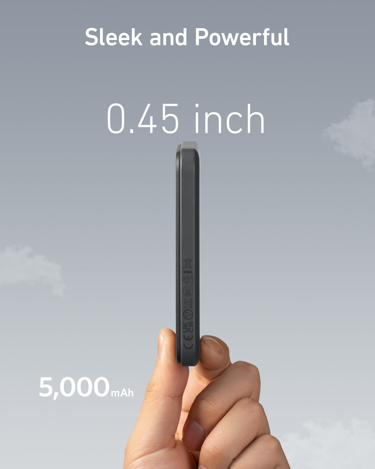 Anker <b>621</b> Magnetic Power Bank (MagGo), 5,000mAh Wireless Charger