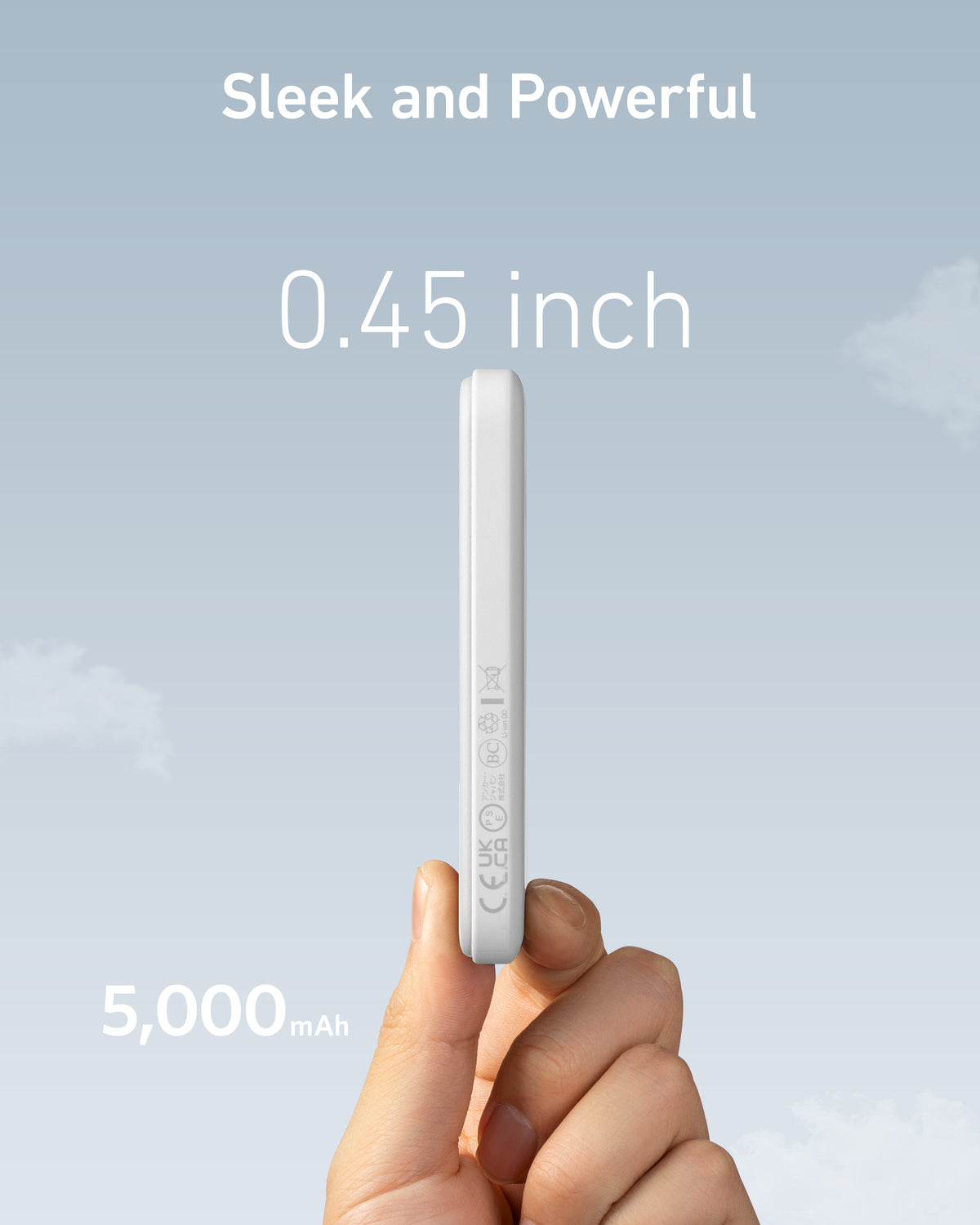 Anker <b>621</b> Magnetic Power Bank (MagGo), 5,000mAh Wireless Charger