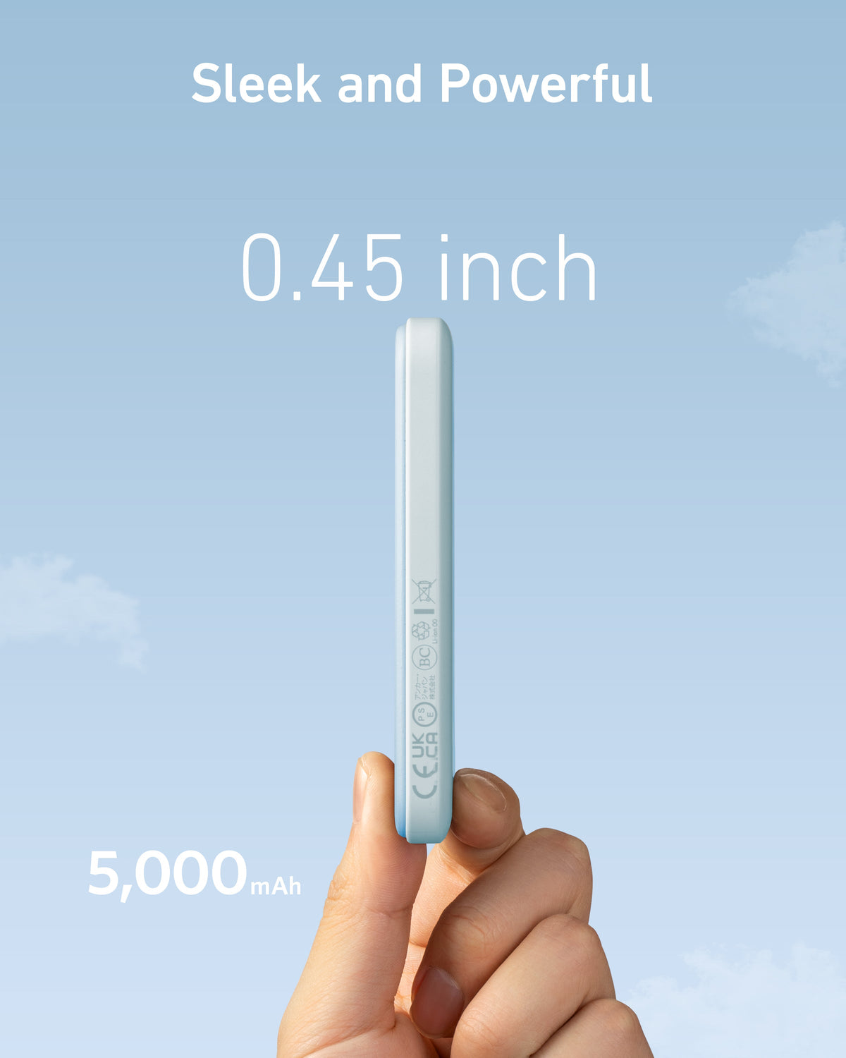 Anker <b>621</b> Magnetic Power Bank (MagGo), 5,000mAh Wireless Charger