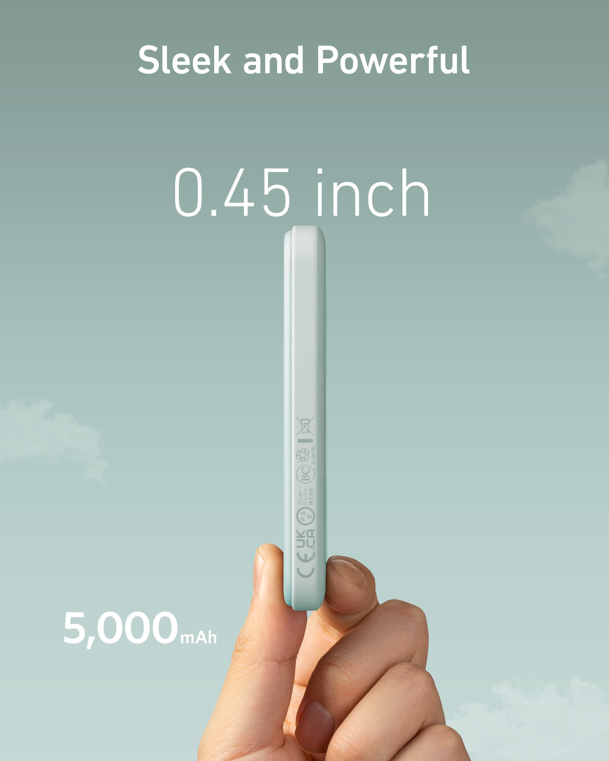 Anker <b>621</b> Magnetic Power Bank (MagGo), 5,000mAh Wireless Charger