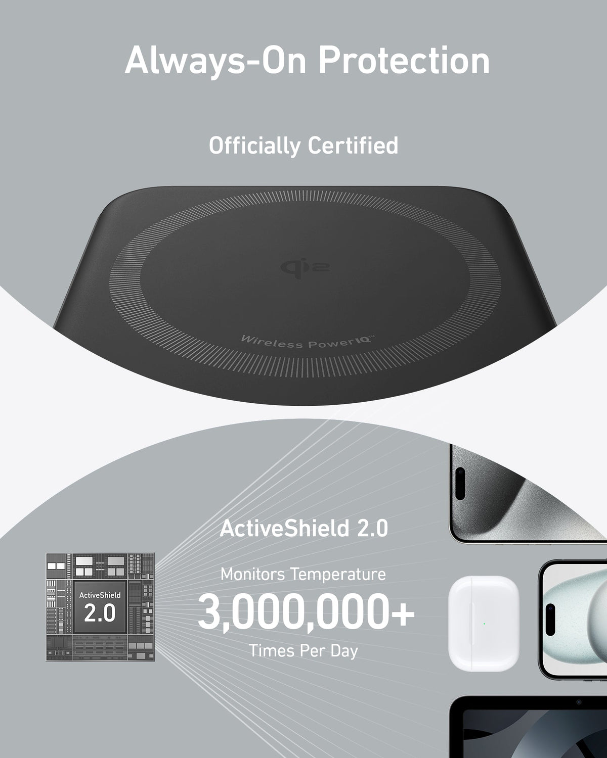 Anker MagGo Power Bank (10,000mAh), Qi2 15W Ultra-Fast Wireless Charging