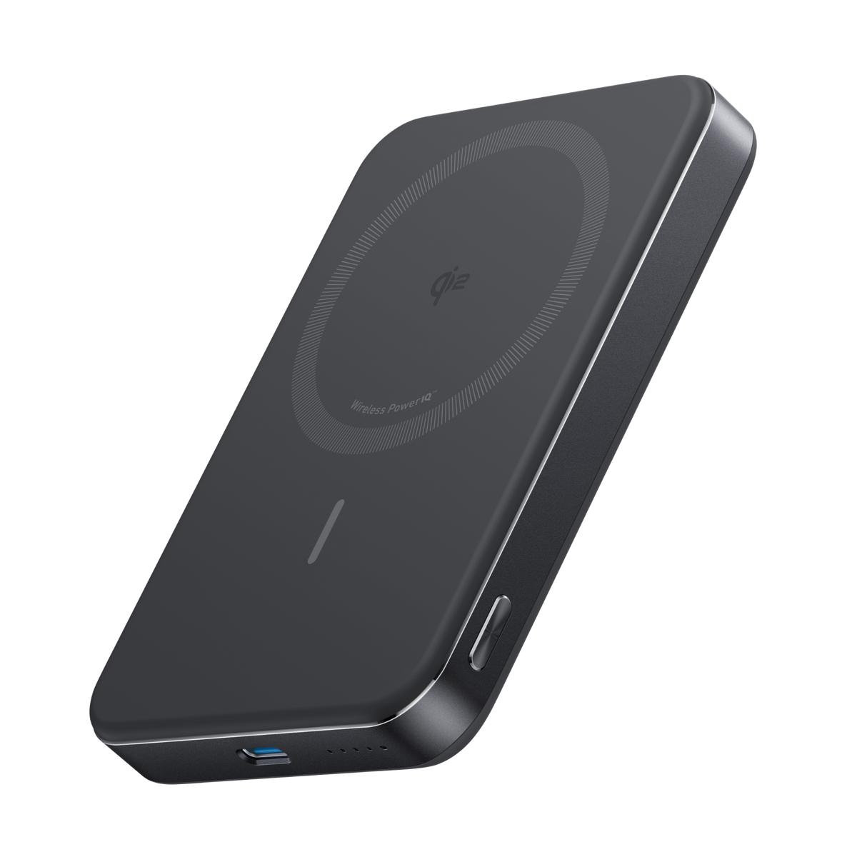 Anker MagGo Power Bank, 10,000mAh Wireless Charger, Ultra-Slim, 15W Fast Charging
