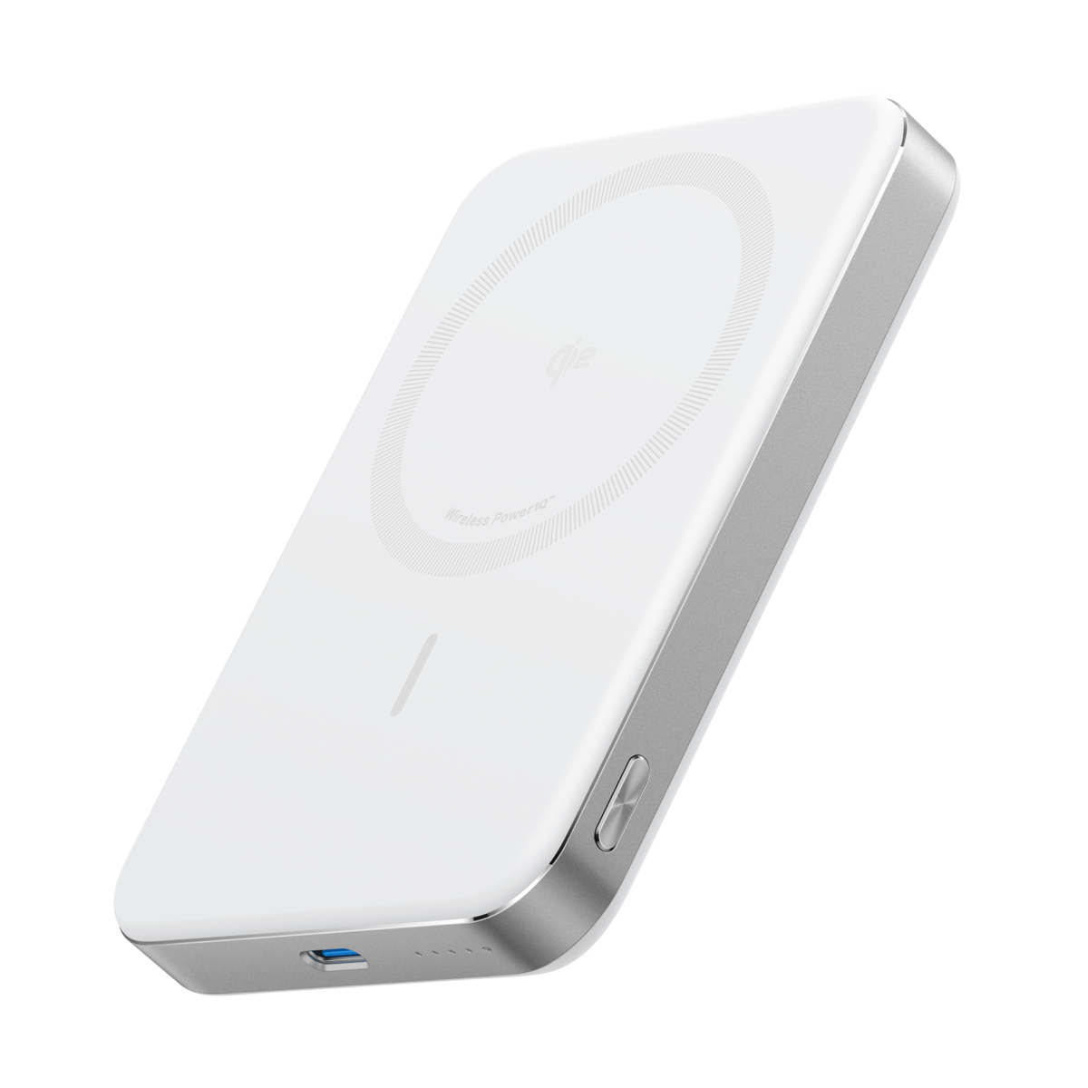 Anker MagGo Power Bank, 10,000mAh Wireless Charger, Ultra-Slim, 15W Fast Charging