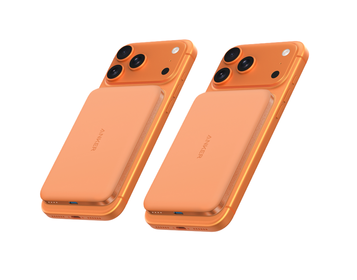 Anker Nano Power Bank, 5,000mAh Wireless Charger, Ultra-Slim, 15W Fast Charging｜2-Pack