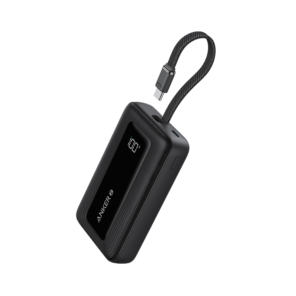 Anker Zolo Power Bank (20K, 30W, Built-In USB-C Cable)