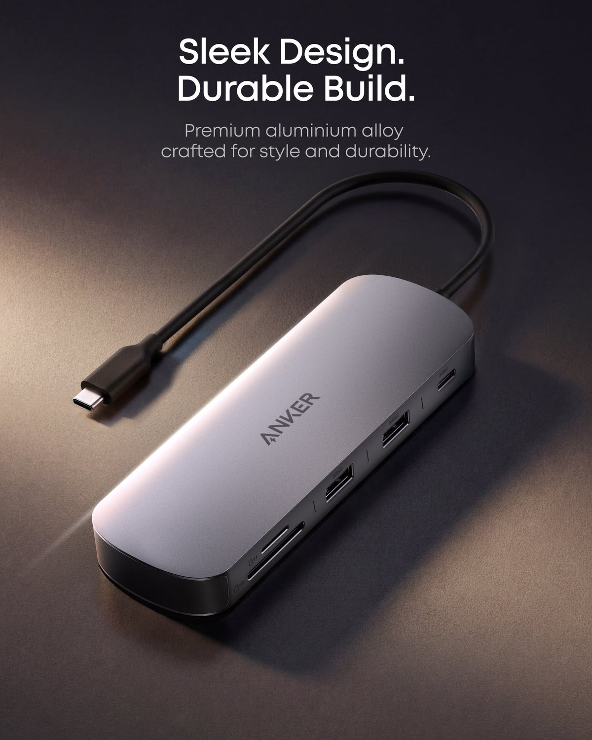 Anker Nano USB-C Hub (8-in-1, Dual Display), 10 Gbps Speed ｜2-Pack