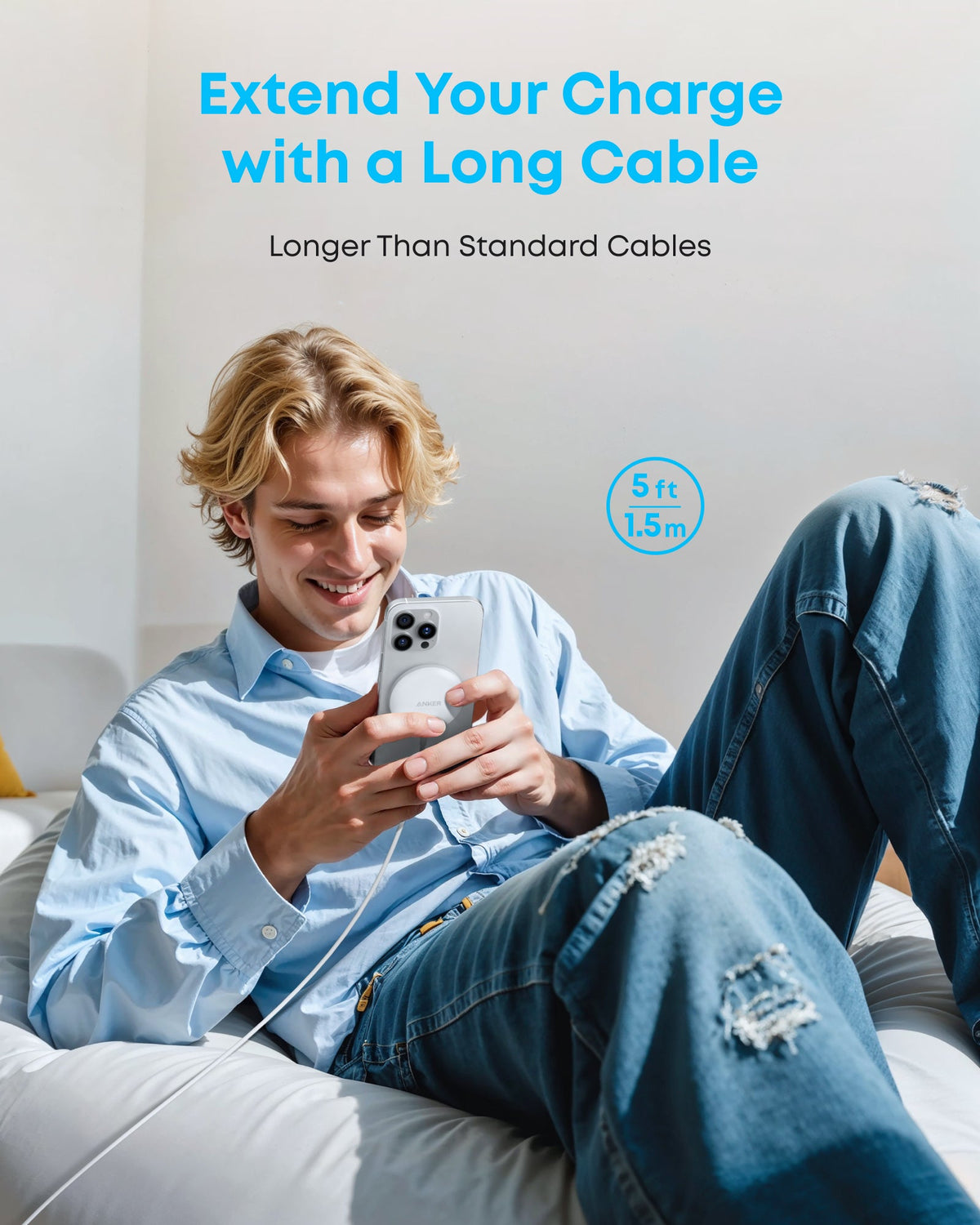 Anker Zolo MagSafe-Compatible Wireless Charging Pad