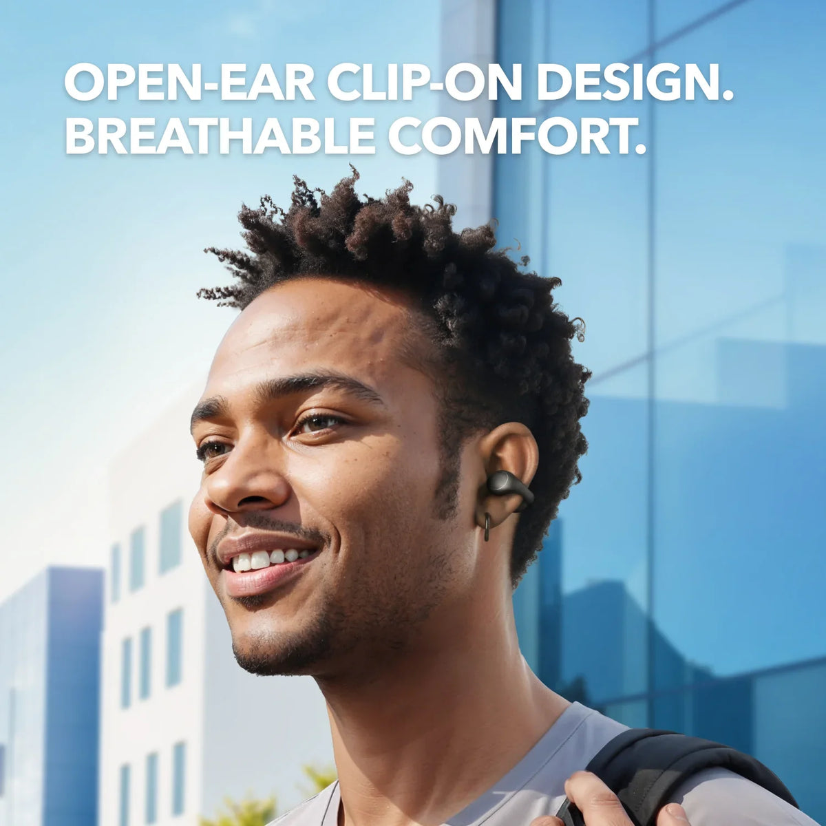 soundcore C40i | Open-Ear Clip-On Earbuds, Clear Sound