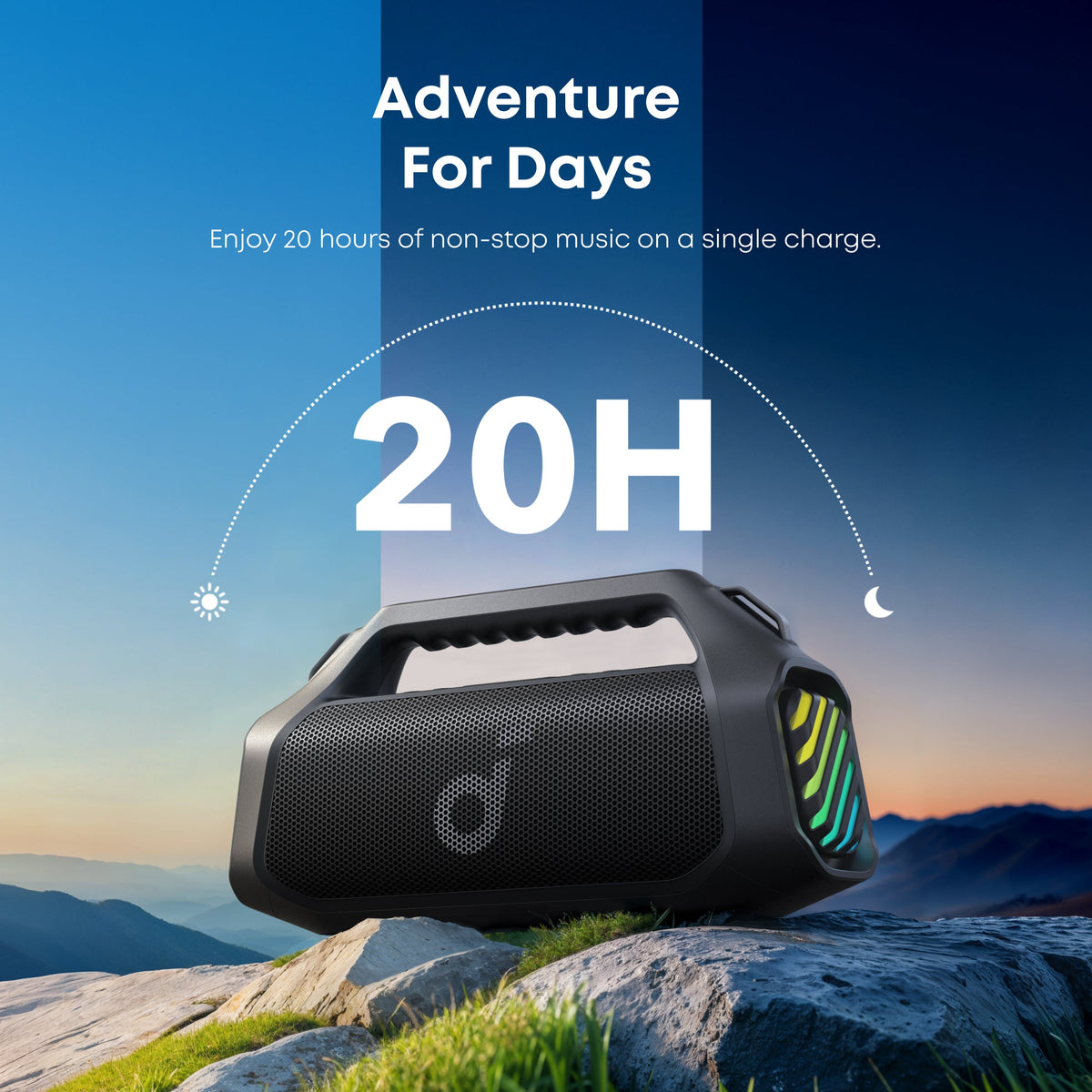 Boom 2 Pro | Ultra-Deep Bass for Outdoor Adventures The Ultimate Speaker for Outdoor Adventures, Fishing Trips Relaxing on the Beach