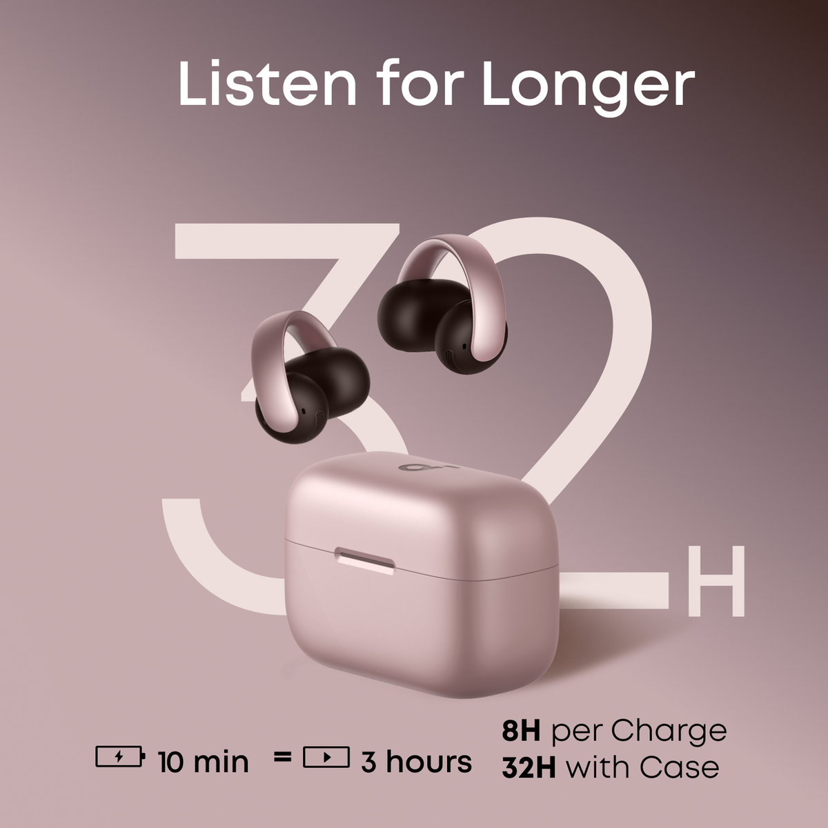 soundcore AeroClip | Open-Ear Clip-On Earbuds with Adaptive Comfort