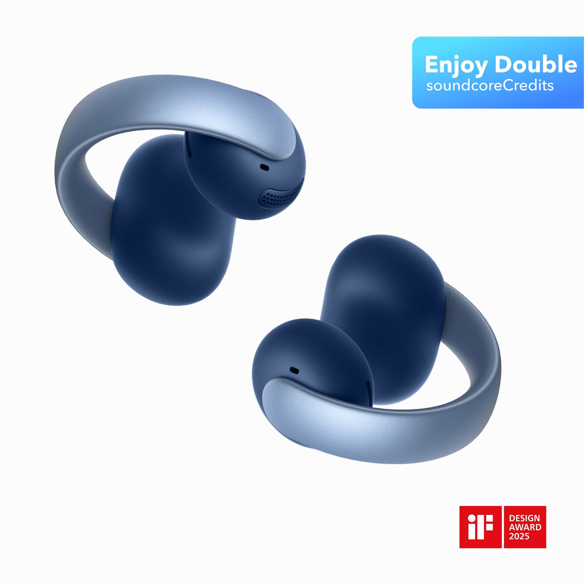 soundcore AeroClip | Open-Ear Clip-On Earbuds with Adaptive Comfort