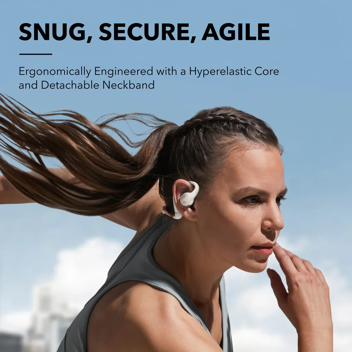 soundcore AeroFit Pro | Open-Ear Headphones, Ultra Secure Fit