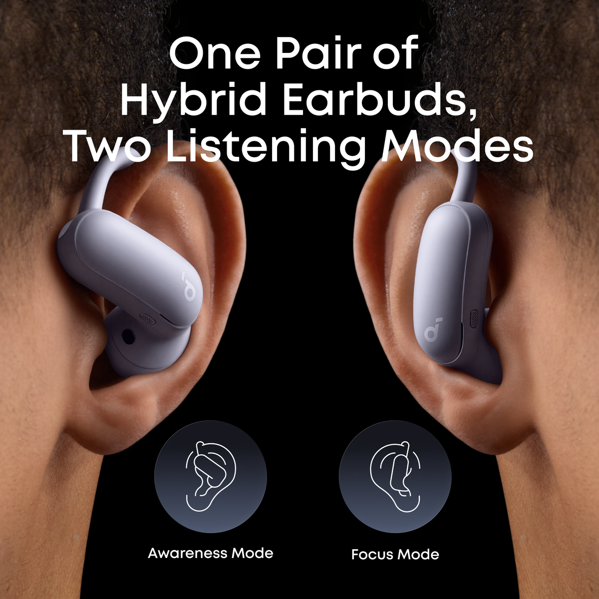 soundcore AeroFit 2 Pro | 2-in-1 Hybrid Earbuds
