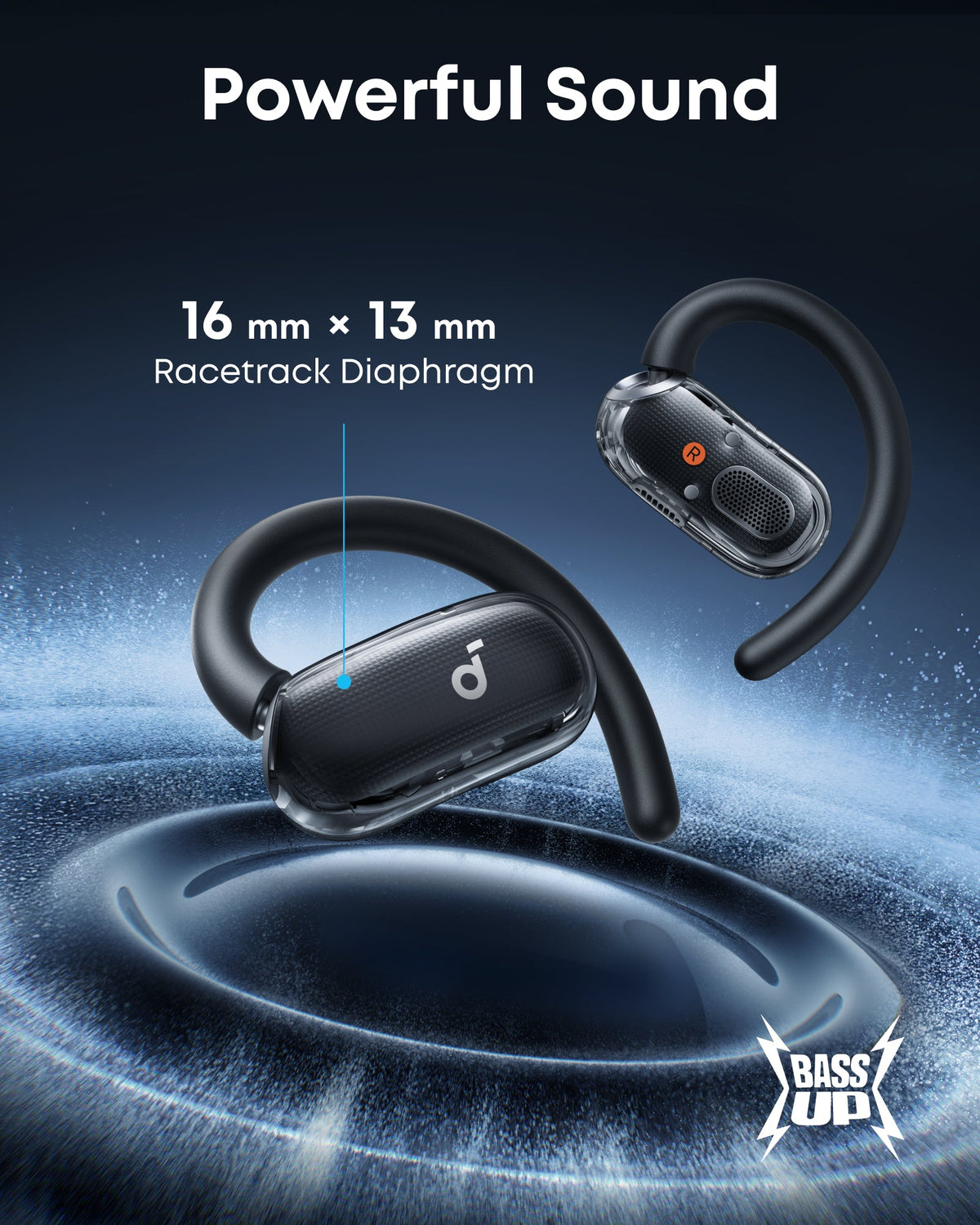 soundcore V40i | Adjustable Open-Ear Headphones with Clear Design