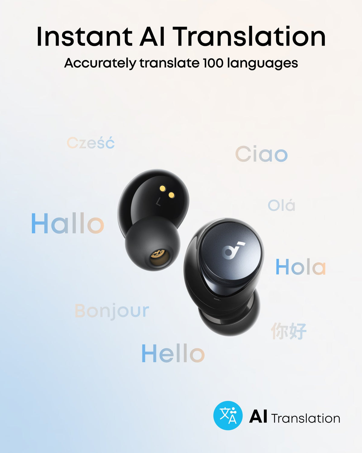 soundcore Space A40 | Long-Lasting Noise Cancelling Earbuds, Hi-Res Sound