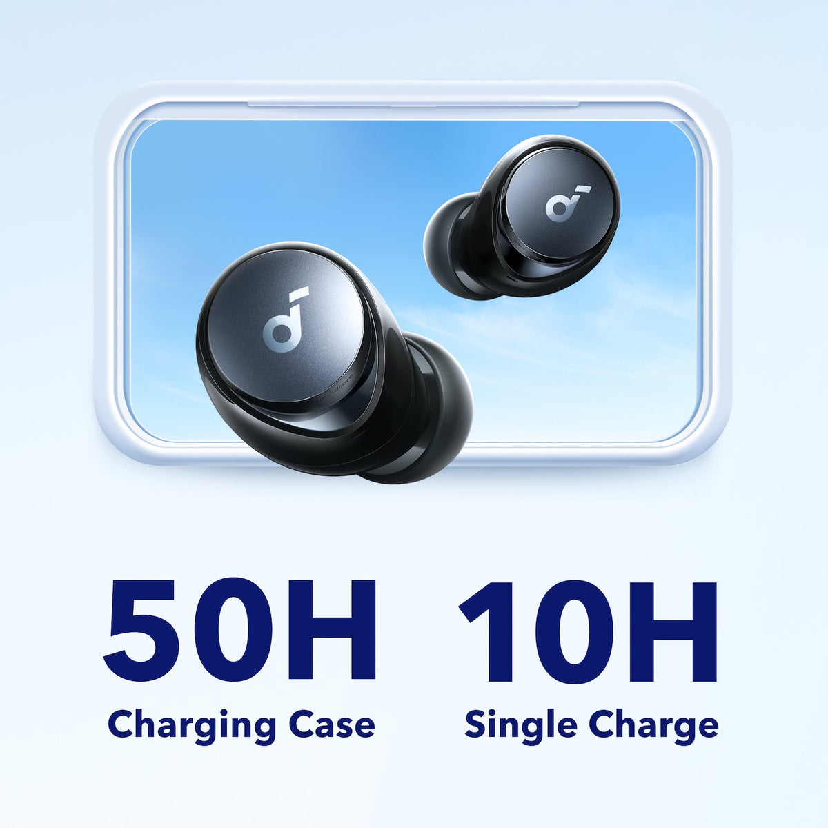 soundcore Space A40 | Long-Lasting Noise Cancelling Earbuds, Hi-Res Sound
