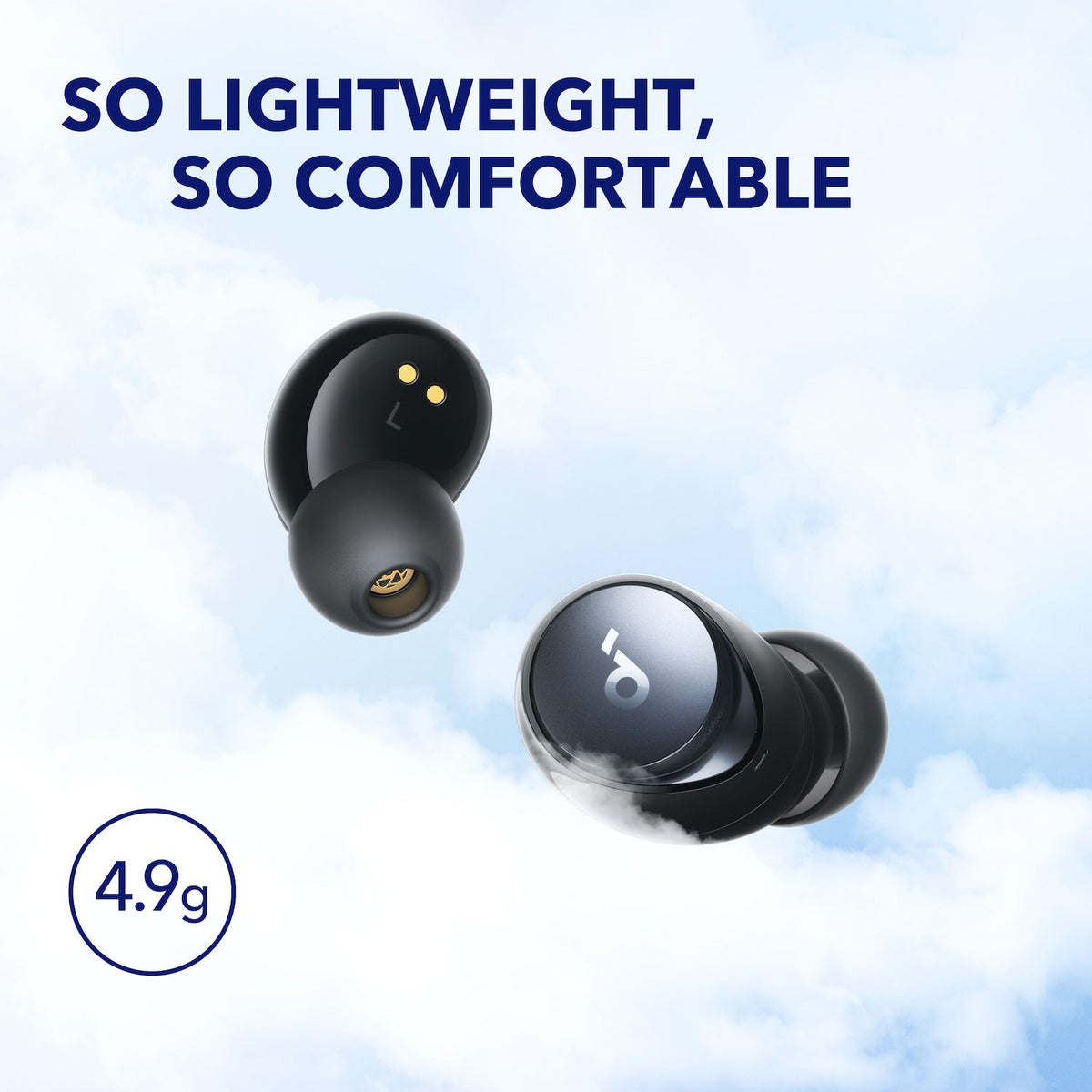 soundcore Space A40 | Long-Lasting Noise Cancelling Earbuds, Hi-Res Sound