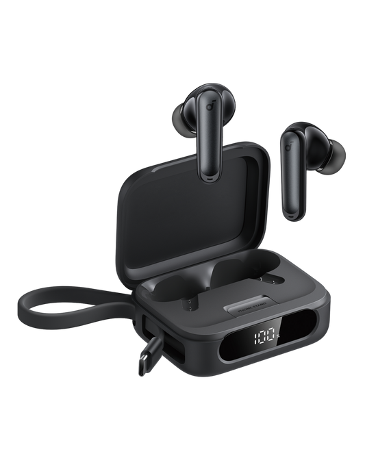 soundcore P41i | Noise Cancelling Earbuds with Portable Phone Charger (Built-in USB-C Cable)