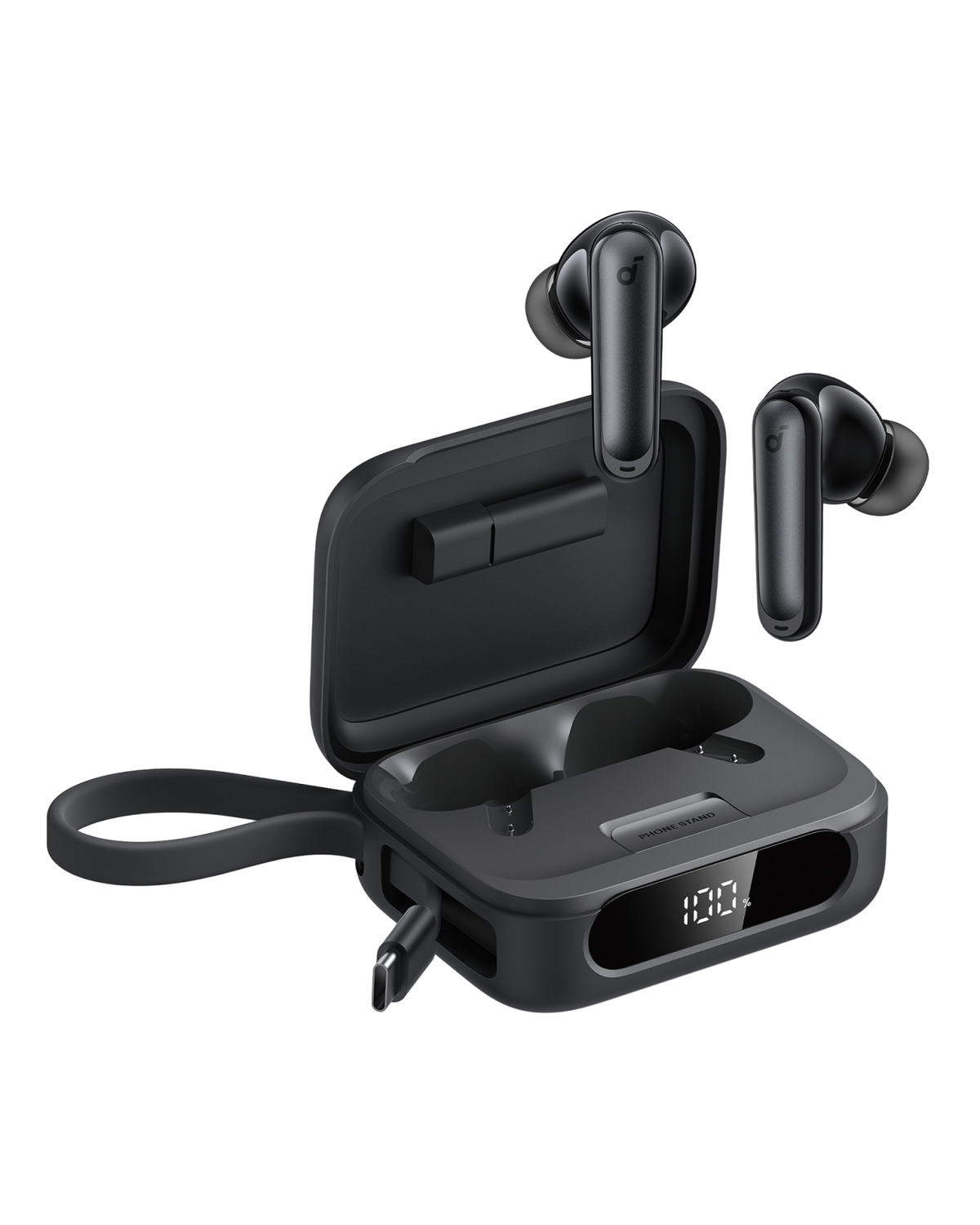soundcore P41i | Noise Cancelling Earbuds with Portable Phone Charger (Built-in USB-C Cable)