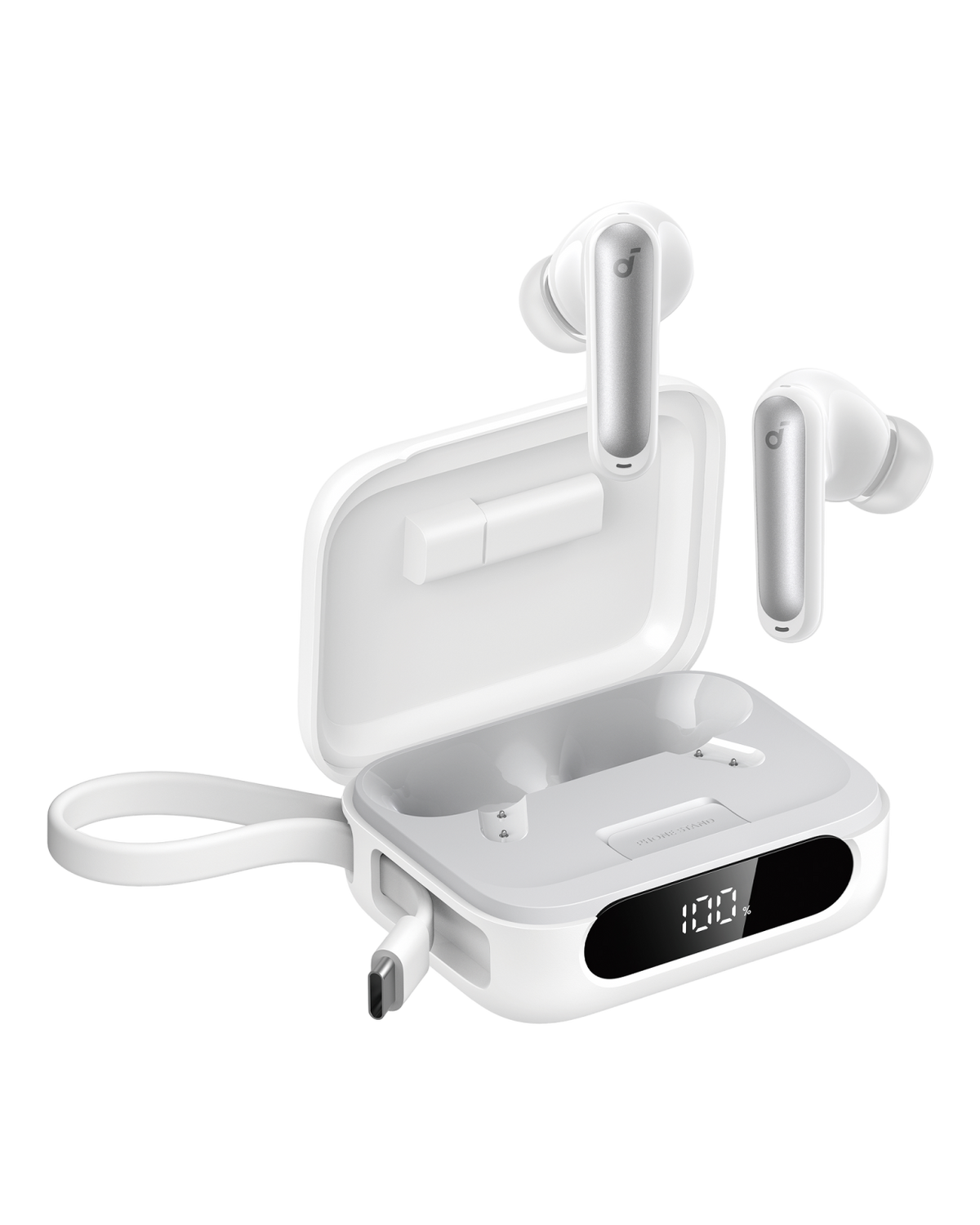 soundcore P41i | Noise Cancelling Earbuds with Portable Phone Charger (Built-in USB-C Cable)